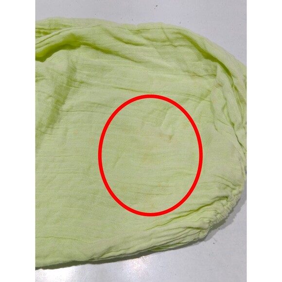 Free People Buttondown Short Sleeve Gauge Tiered Long Maxi Dress Cotton L 280438 - Picture 5 of 6